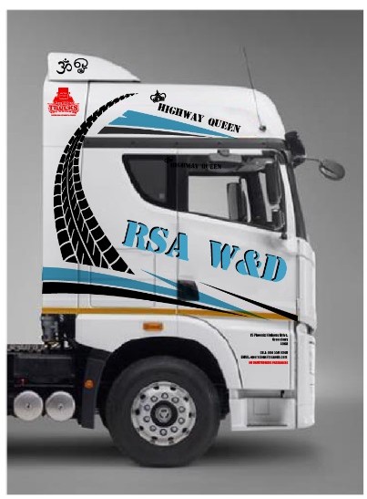 RSA Logistics branded fleet